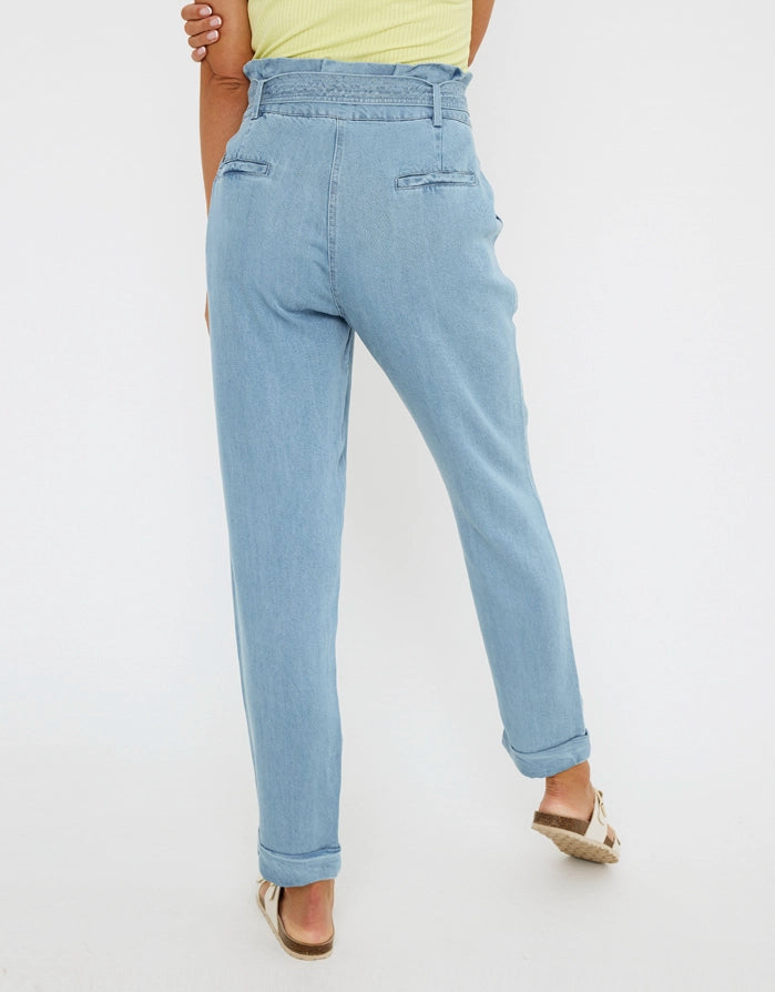 koala bay Pantalón Largo Denim Claro - Bangla En oferta