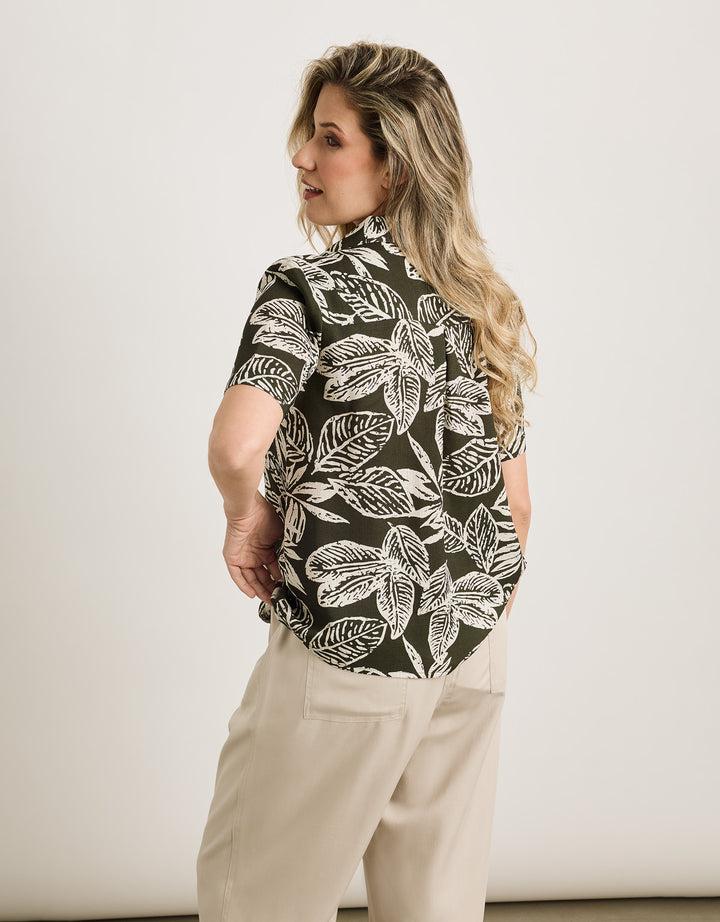 koala bay Camisa Manga Corta Verde - Bajita Rebajas de fábrica