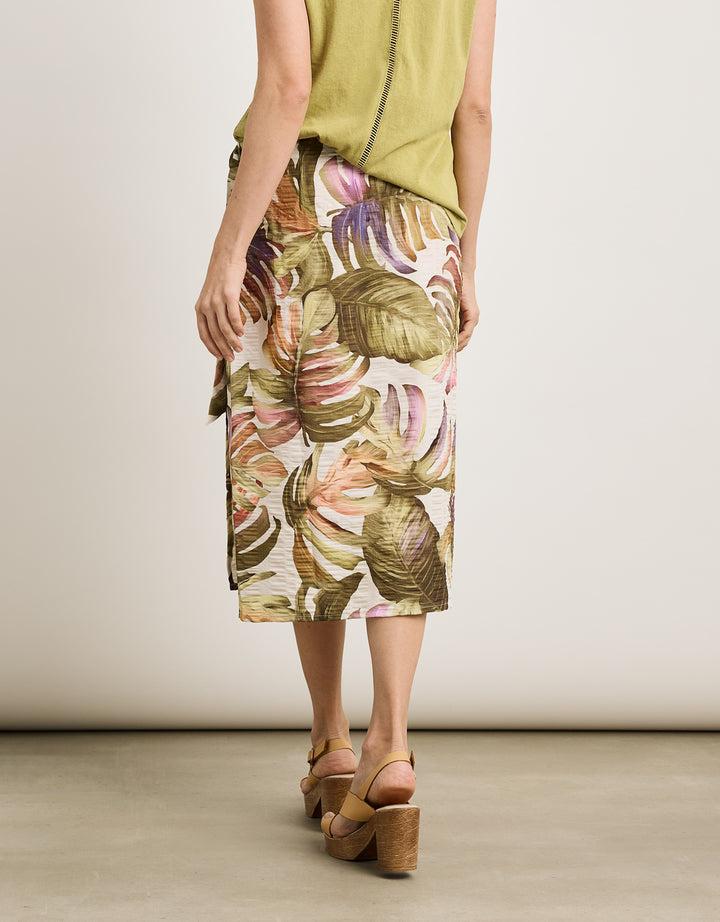 koala bay Falda Midi Multicolor - Kaprina Descuento