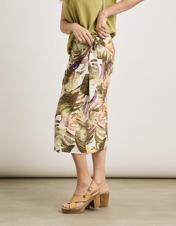 koala bay Falda Midi Multicolor - Kaprina Descuento
