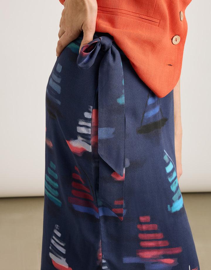 koala bay Falda Midi Azul - Viden Tienda