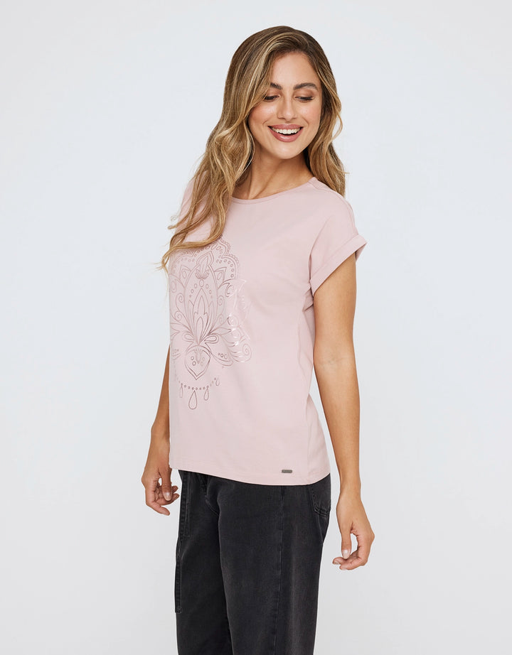 koala bay Camiseta Manga Corta Rosa - Kalurta En oferta