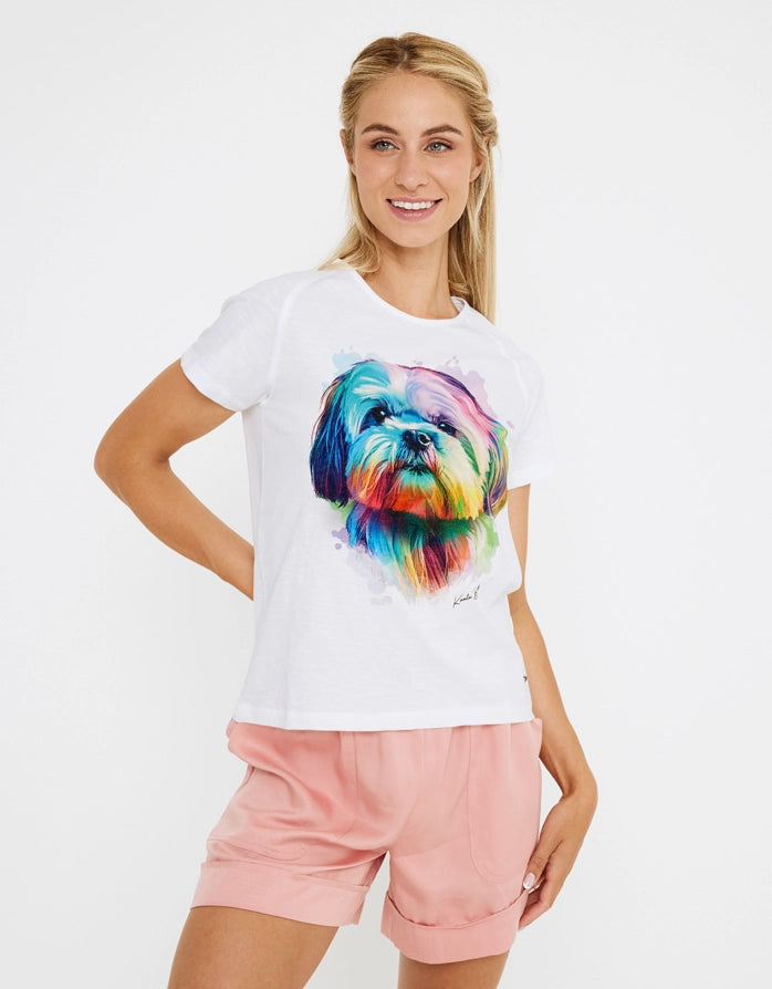 koala bay Camiseta Manga Corta Blanco - Calamocha Tienda