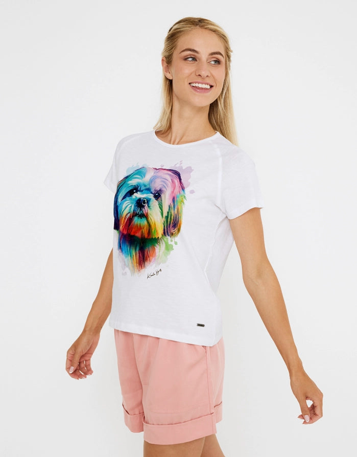 koala bay Camiseta Manga Corta Blanco - Calamocha Tienda