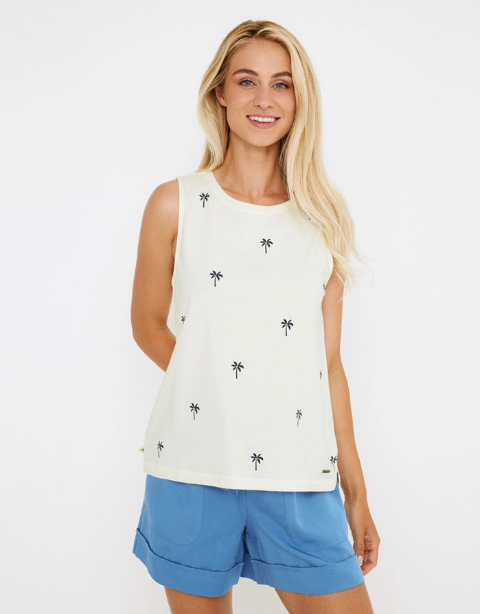 koala bay Camiseta Tirantes Palmeras - Kalina Mejor oferta