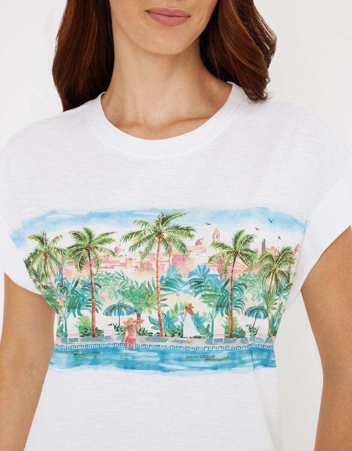 koala bay Camiseta Manga Corta Blanco - Naliaca Últimos 2 días