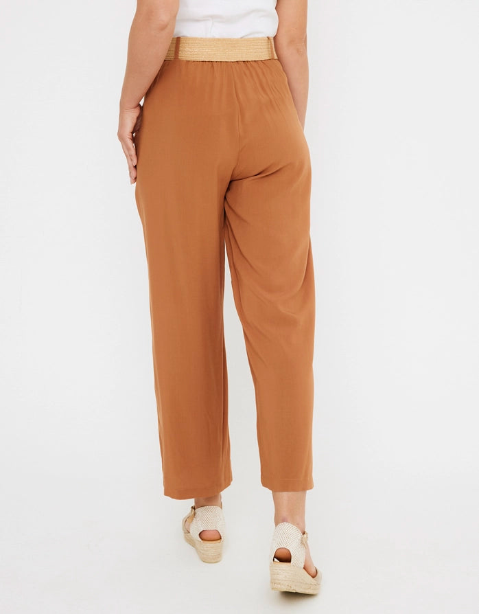 koala bay Pantalón Largo con Cinturón - Terdam Precio ultrabajo