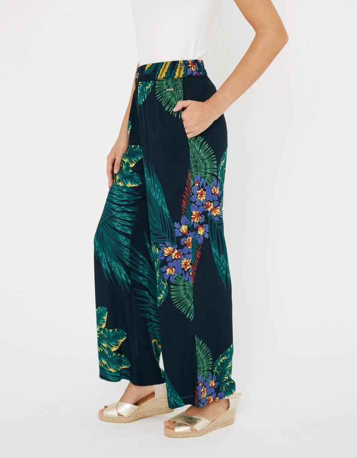 koala bay Pantalón Largo Fluido Botón - Conwy Outlet online