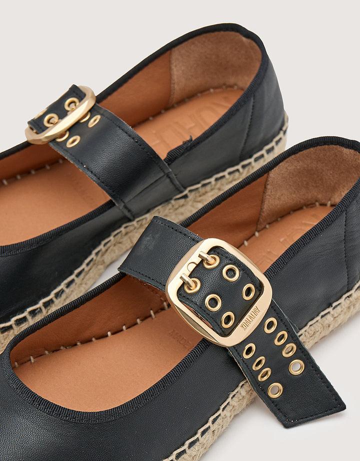 koala bay Espadrilles Negro - Dilon Gran oferta