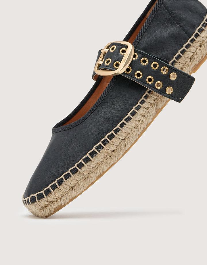 koala bay Espadrilles Negro - Dilon Gran oferta