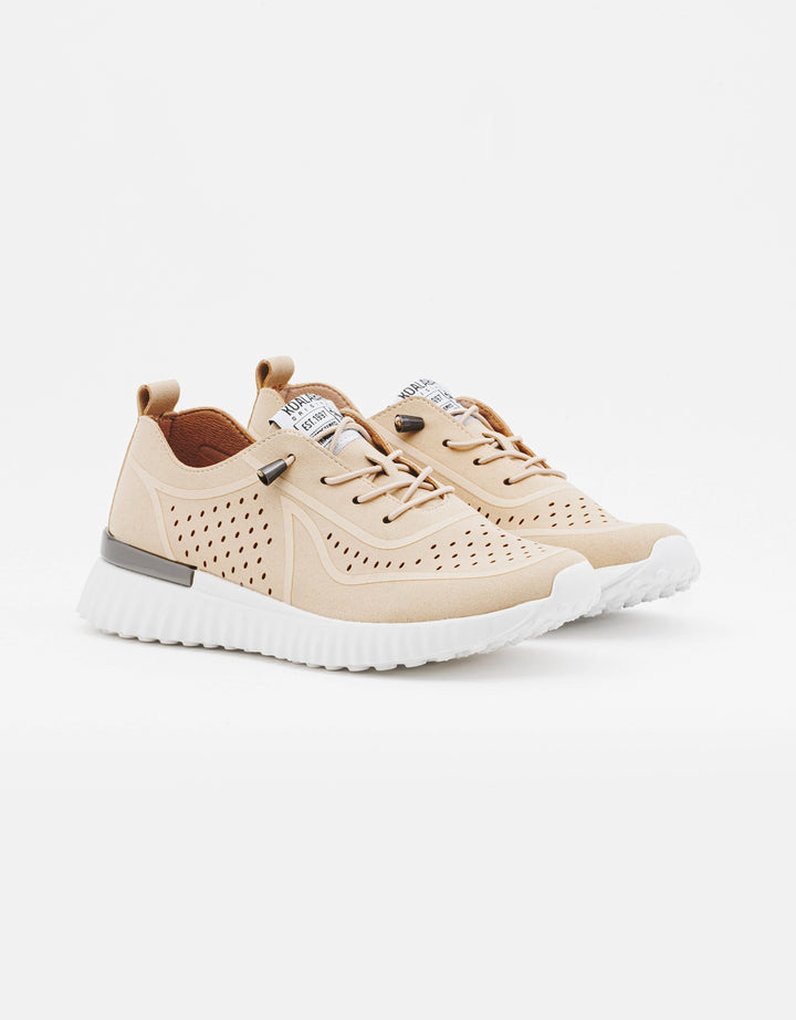koala bay Zapatillas Beige Memory Foam - Charm Descuentos del mes