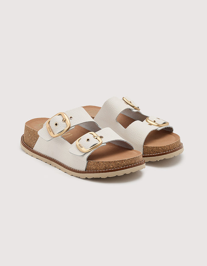 koala bay Sandalia Bio con Cuña Blanco - Sintran Descuento por venta flash