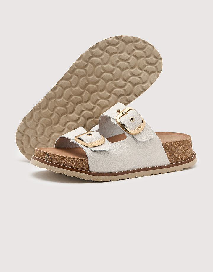 koala bay Sandalia Bio con Cuña Blanco - Sintran Descuento por venta flash