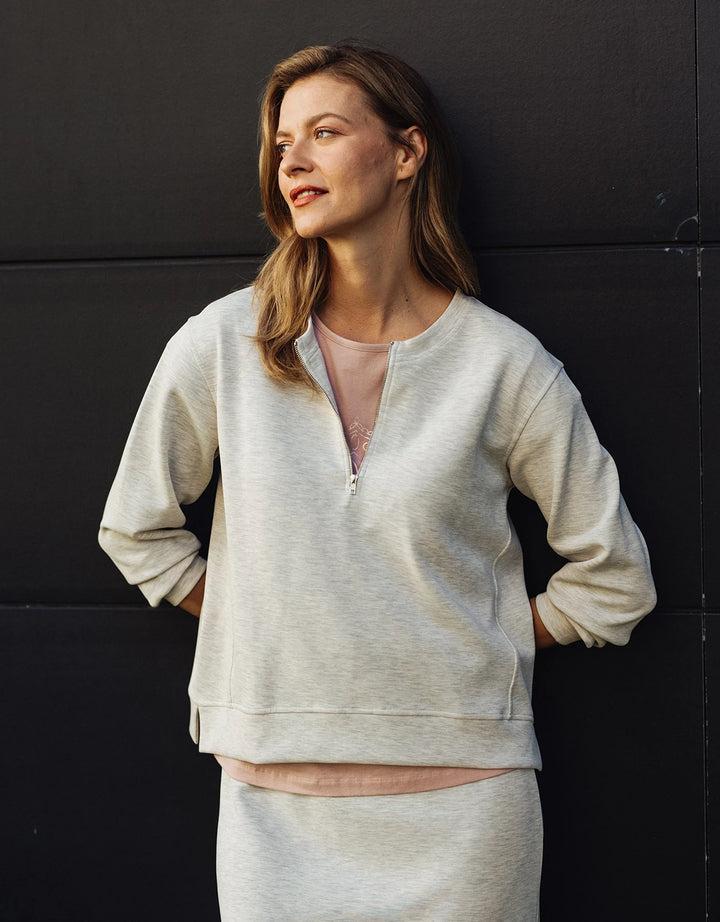 koala bay Sudadera sin Capucha Gris - Raitu Liquidación