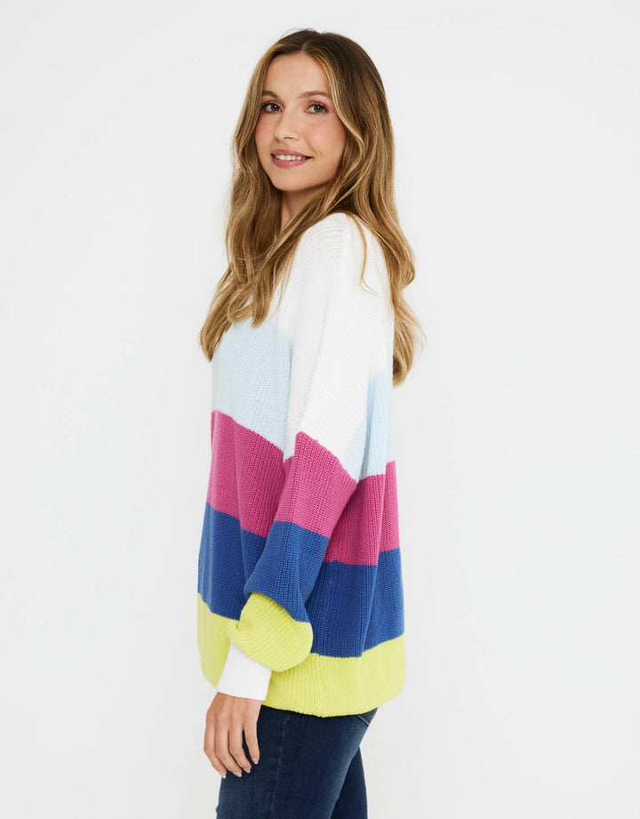 koala bay Jersey Multicolor Rayas - Quiteria Última moda