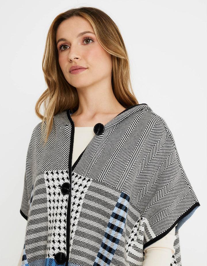 koala bay Poncho Cuadros con Capucha - Zalika 2025