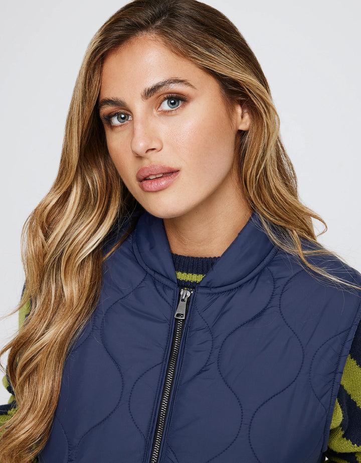 koala bay Chaleco Azul Marino Acolchado - Jantersin En oferta