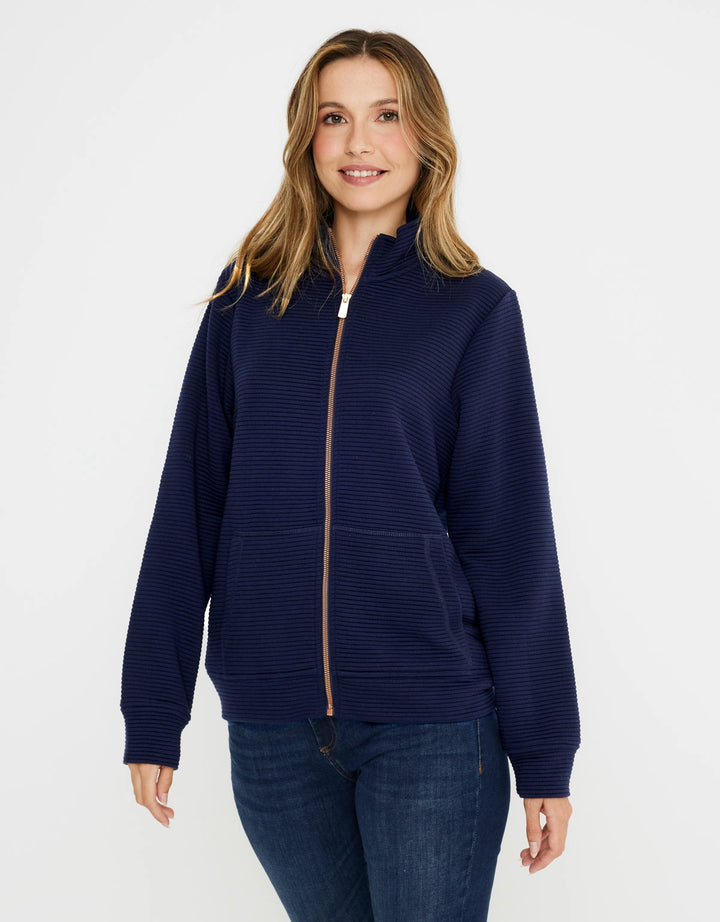 koala bay Chaqueta Cremallera Azul Marino - Tigia Gran oferta