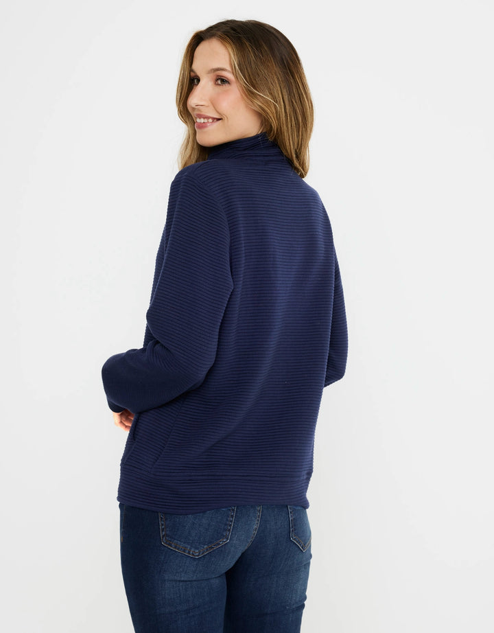 koala bay Chaqueta Cremallera Azul Marino - Tigia Gran oferta