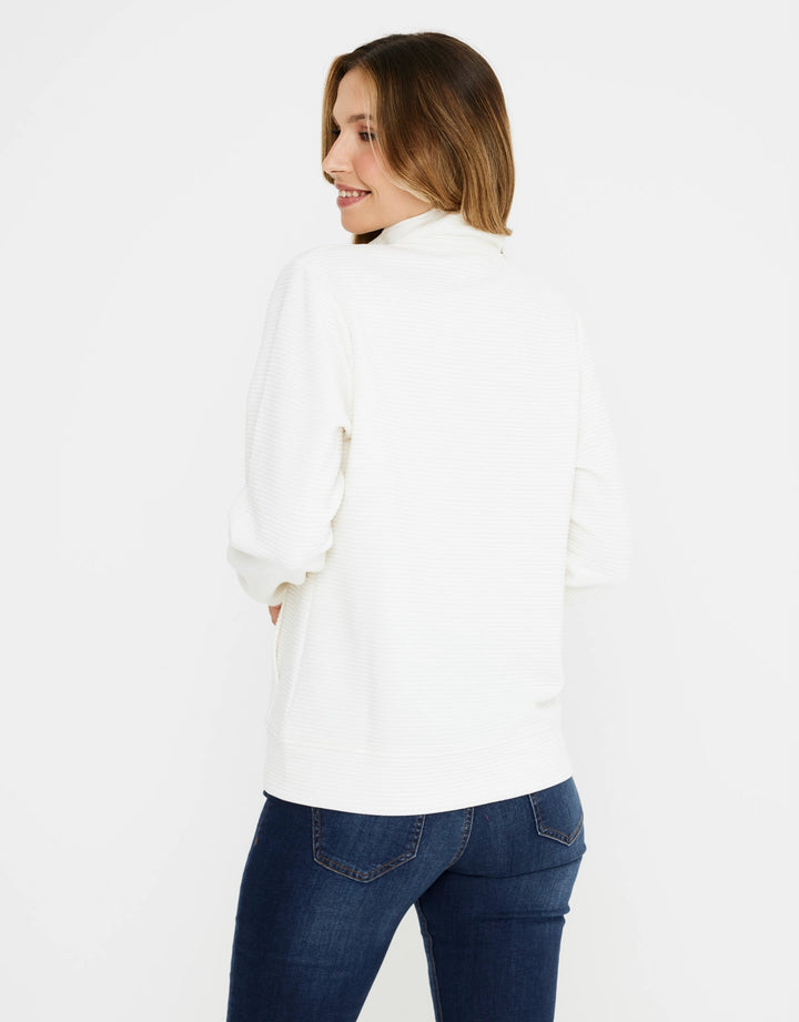koala bay Chaqueta Cremallera Blanco - Tigia Descuento