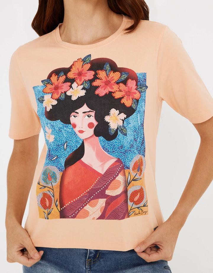 koala bay Camiseta Manga Corta Naranja - Pelzo Grandes ahorros