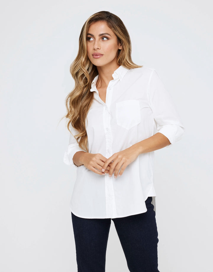koala bay Camisa Manga Larga Blanco - Ambre Outlet online