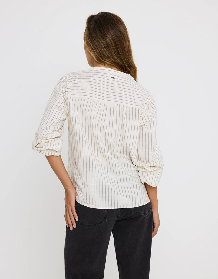 koala bay Camisa Manga Larga Rayas Off White - Tylus Rebajas