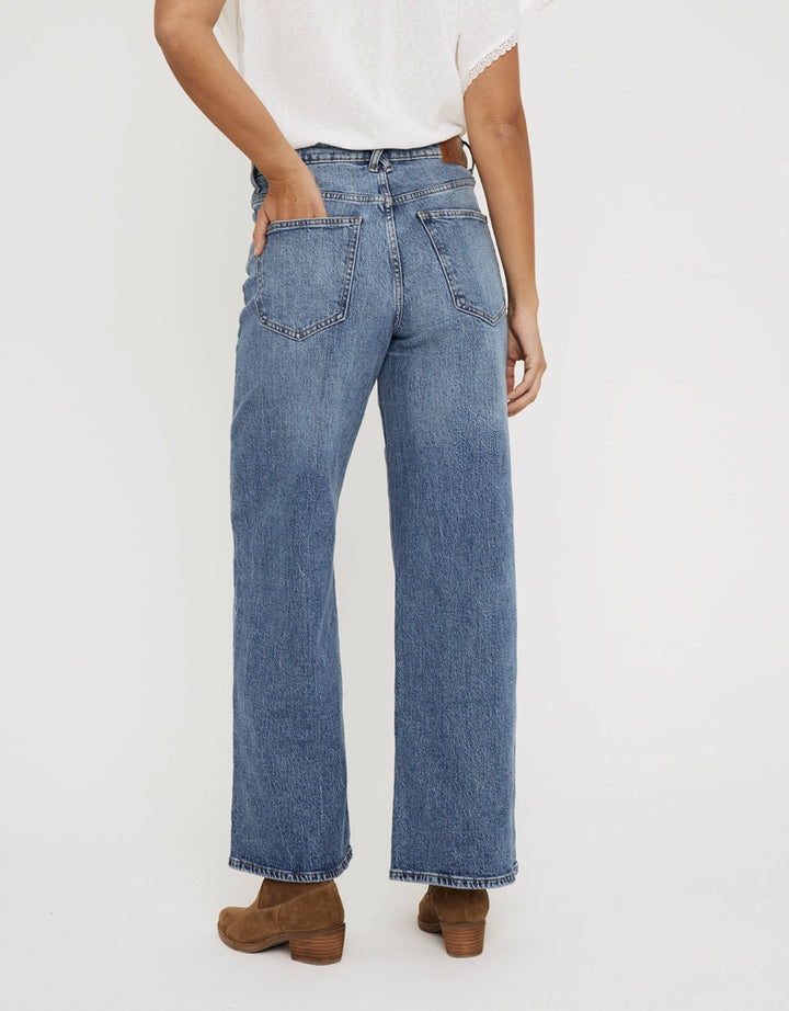 koala bay Pantalón Denim Wide Leg - Bates Rebajas baratas