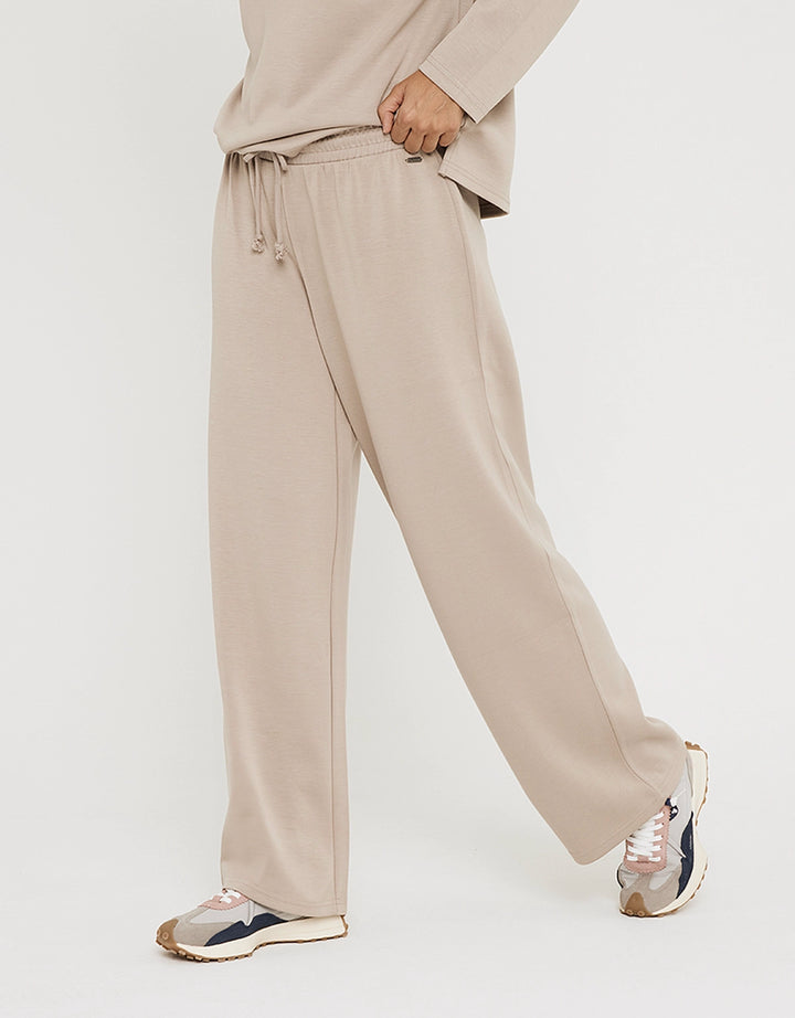 koala bay Pantalón Largo Ancho Modal Beige - Forest Descuento