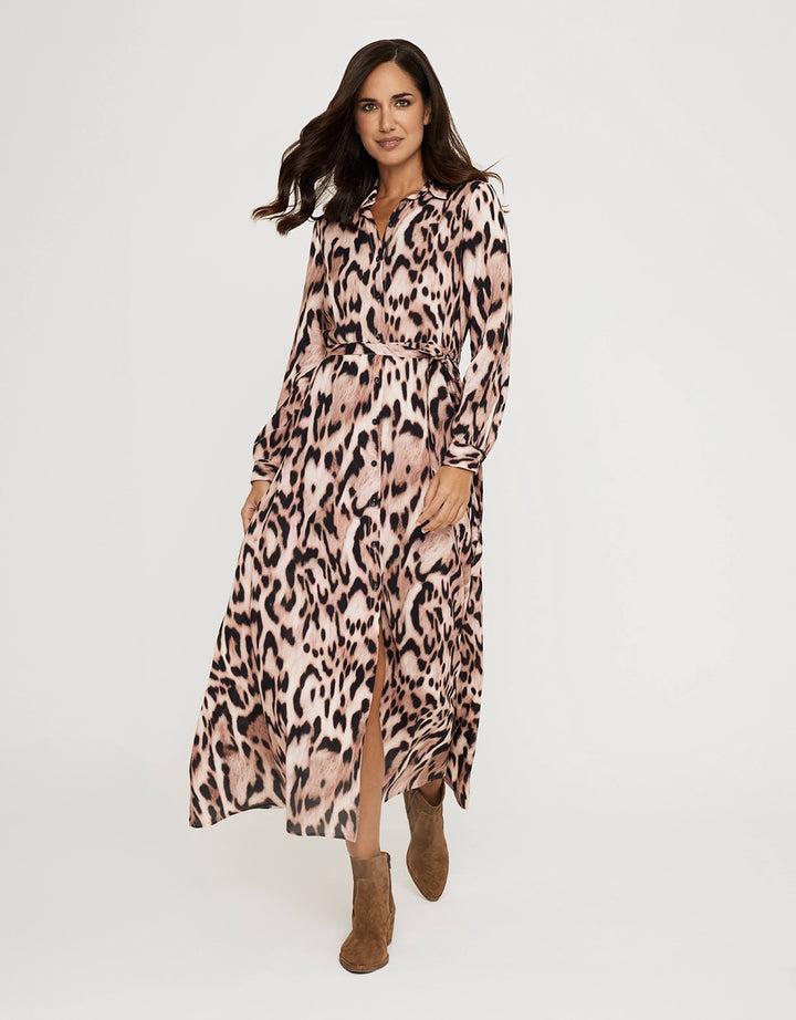 koala bay Vestido Largo Animal Print - Leormin Envío gratis