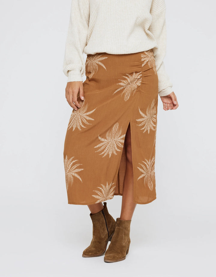 koala bay Falda Midi Estampada - Ninat Liquidación