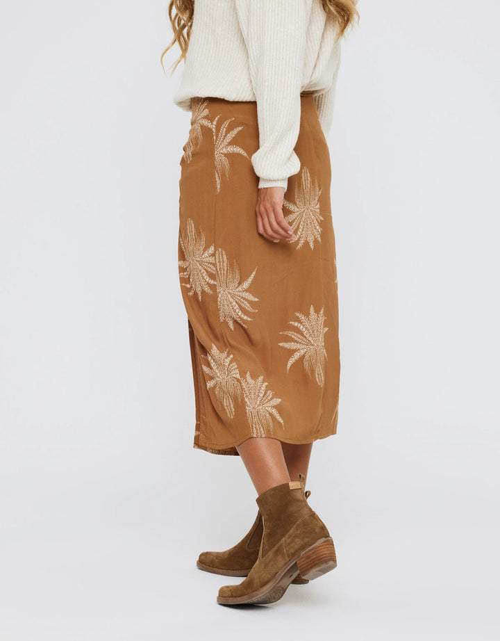 koala bay Falda Midi Estampada - Ninat Liquidación