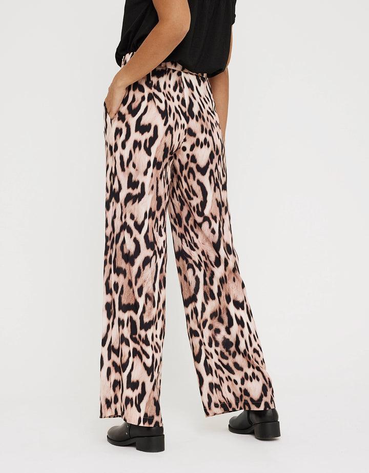 koala bay Pantalón Largo Estampado Animal Print - Lorsinala Última moda