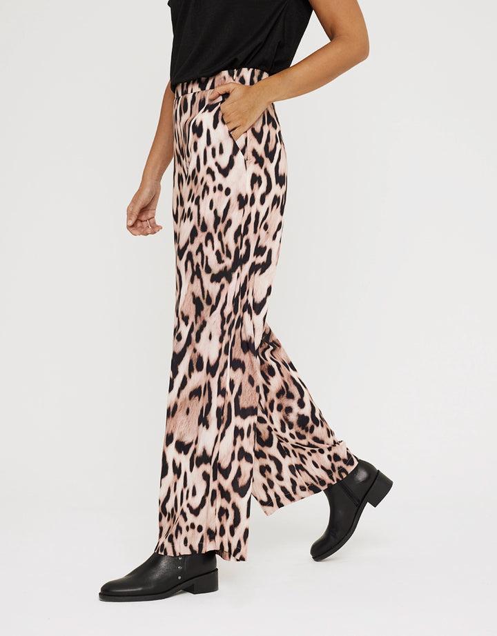 koala bay Pantalón Largo Estampado Animal Print - Lorsinala Última moda