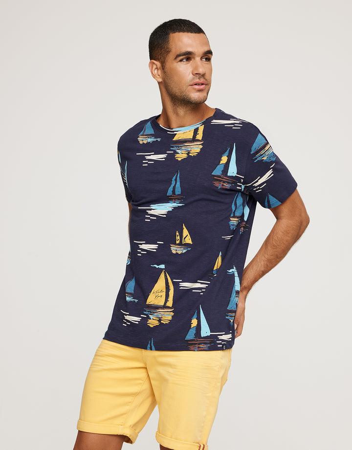 koala bay Camiseta Manga Corta Barcos - Sloopy Solo hoy