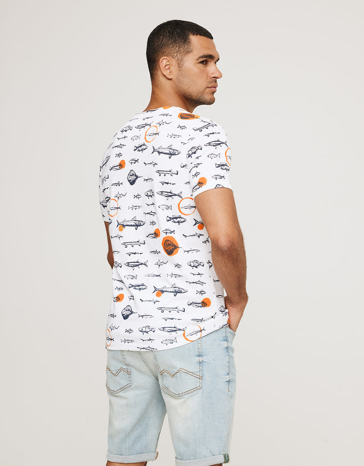 koala bay Camiseta Manga Corta Peces - Pakumani Oferta especial de fábrica