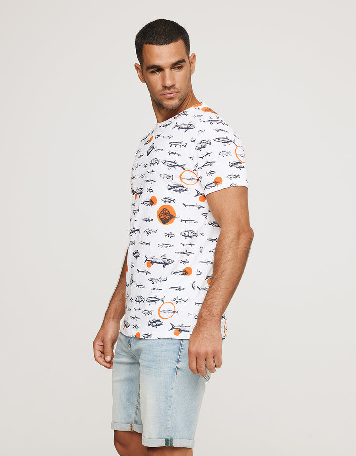koala bay Camiseta Manga Corta Peces - Pakumani Oferta especial de fábrica