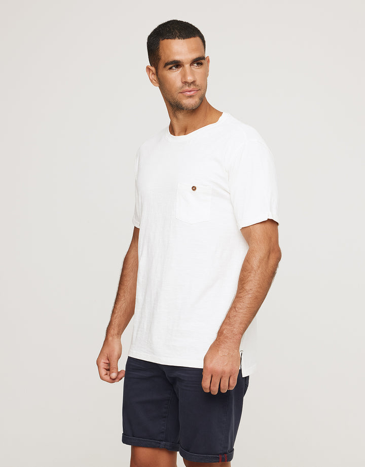 koala bay Camiseta Manga Corta Blanco - Button Oferta exclusiva