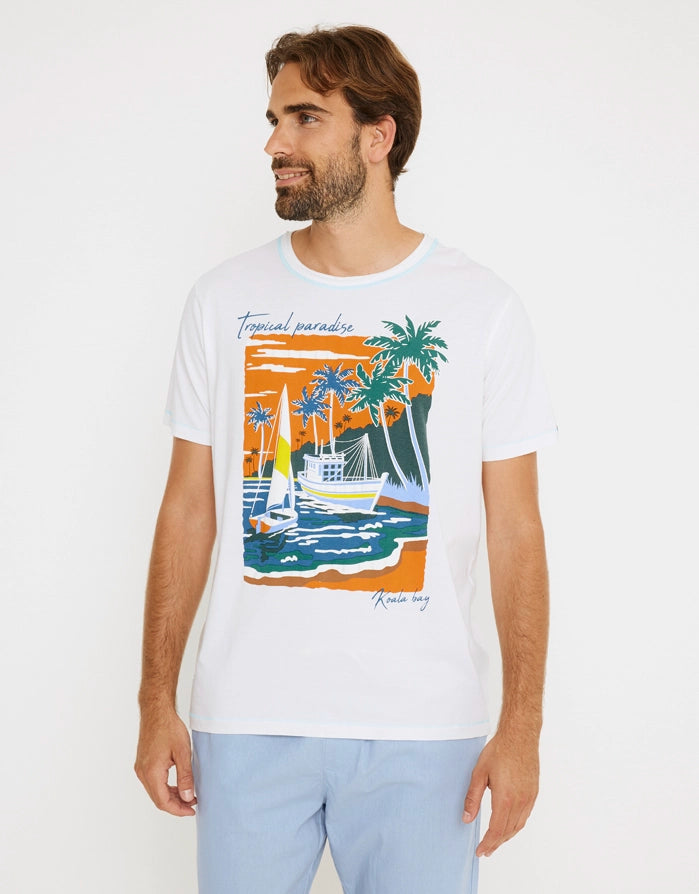 koala bay Camiseta Manga Corta Blanco - Paradiso 2025