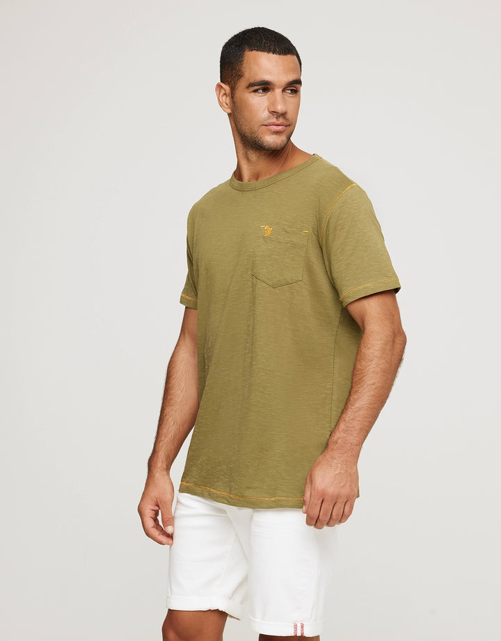 koala bay Camiseta Manga Corta Caqui - Darwin En oferta