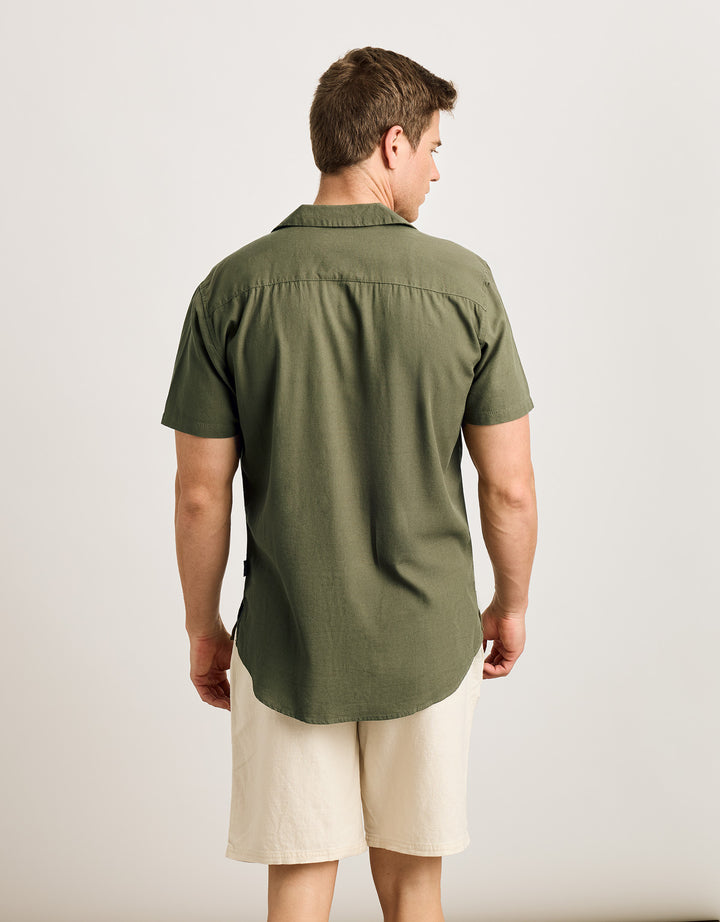 koala bay Camisa Manga Corta Verde Militar - Nikima Últimos 2 días