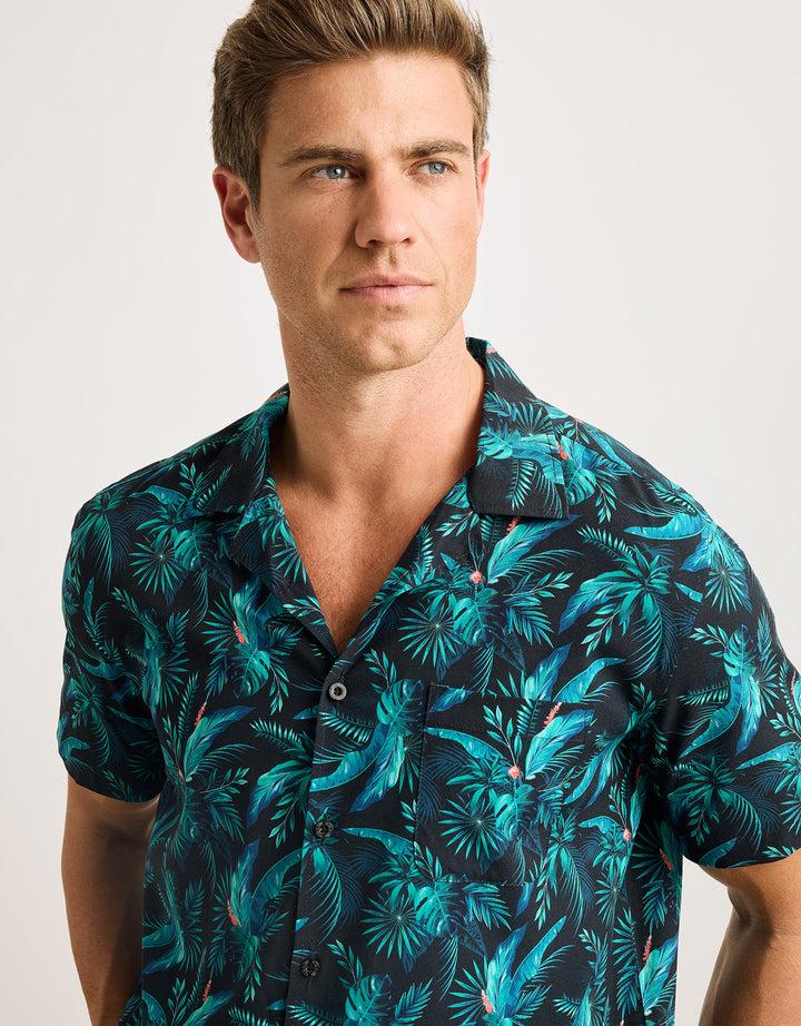koala bay Camisa Manga Corta Azul Marino - Amazono En oferta