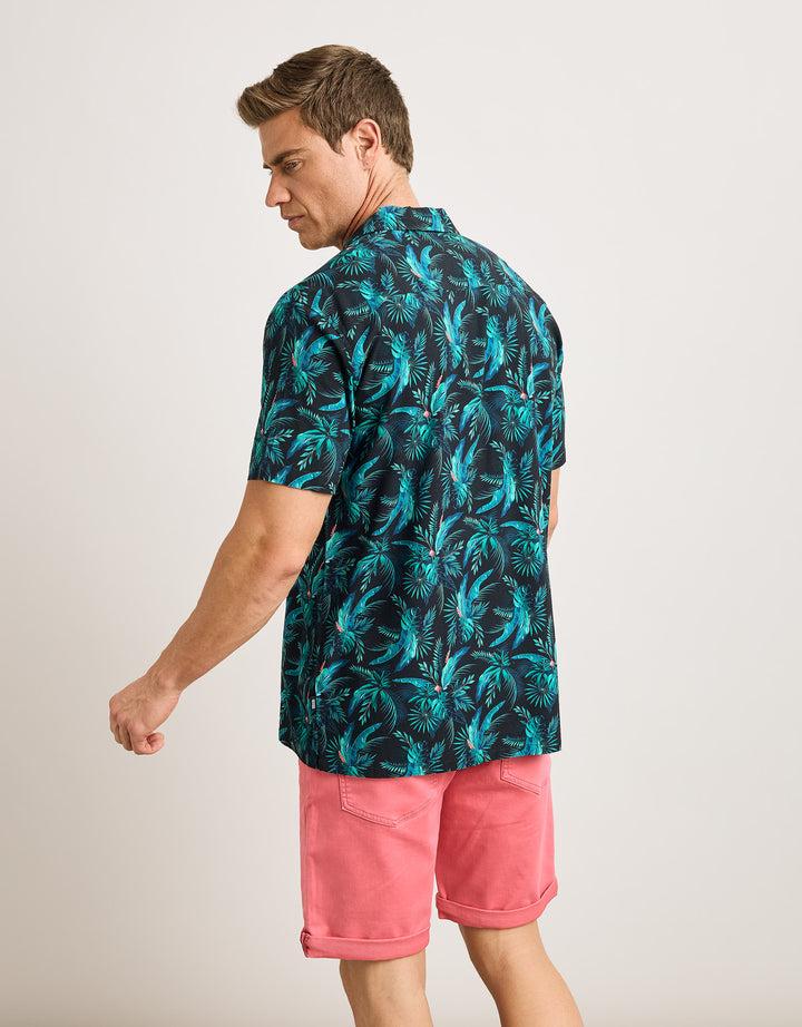 koala bay Camisa Manga Corta Azul Marino - Amazono En oferta