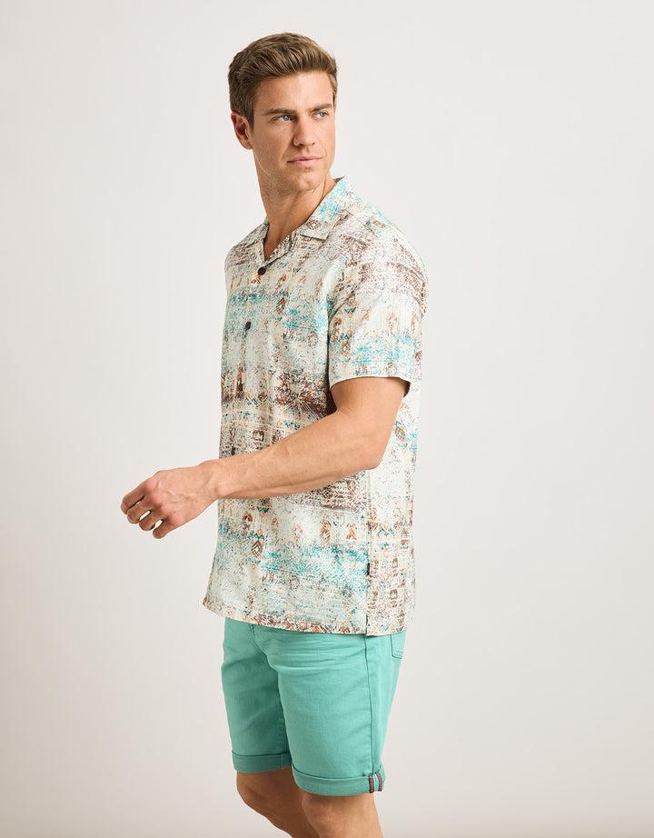 koala bay Camisa Manga Corta Multicolor - Marittima Última moda