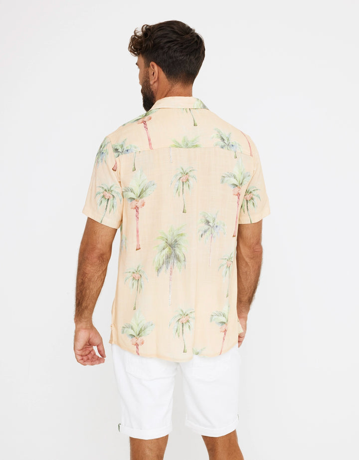 koala bay Camisa Manga Corta Estampado Palmeras - Dates Ofertas especiales