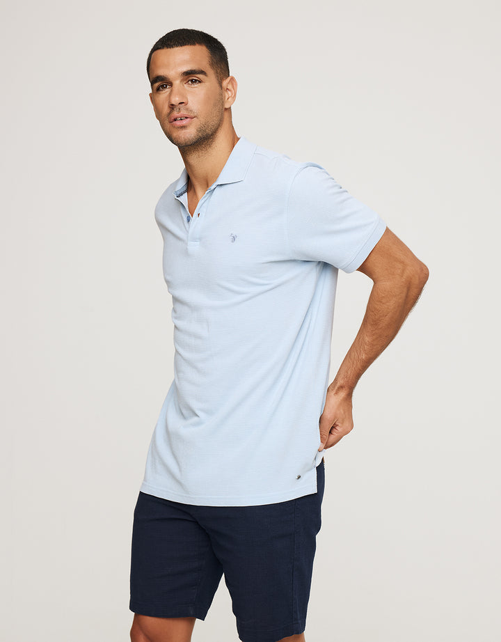 koala bay Polo Manga Corta Algodón Azul - Tome Outlet online