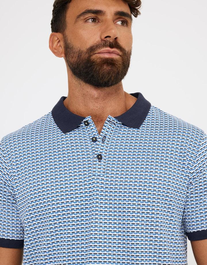 koala bay Polo Manga Corta Azul Marino - Pocabo Gran oferta