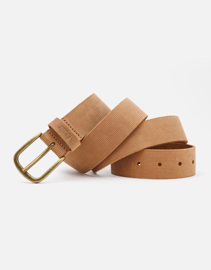 koala bay Cinturón Marrón Piel Textura - Hugo Outlet