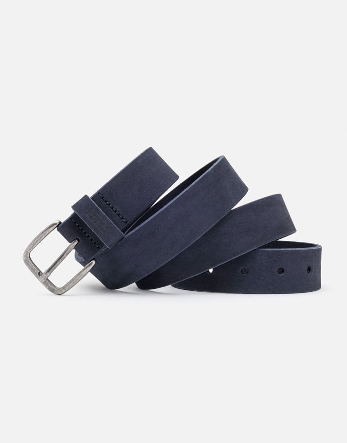 koala bay Cinturón Piel con Hebilla Azul Marino - Kai Ofertas