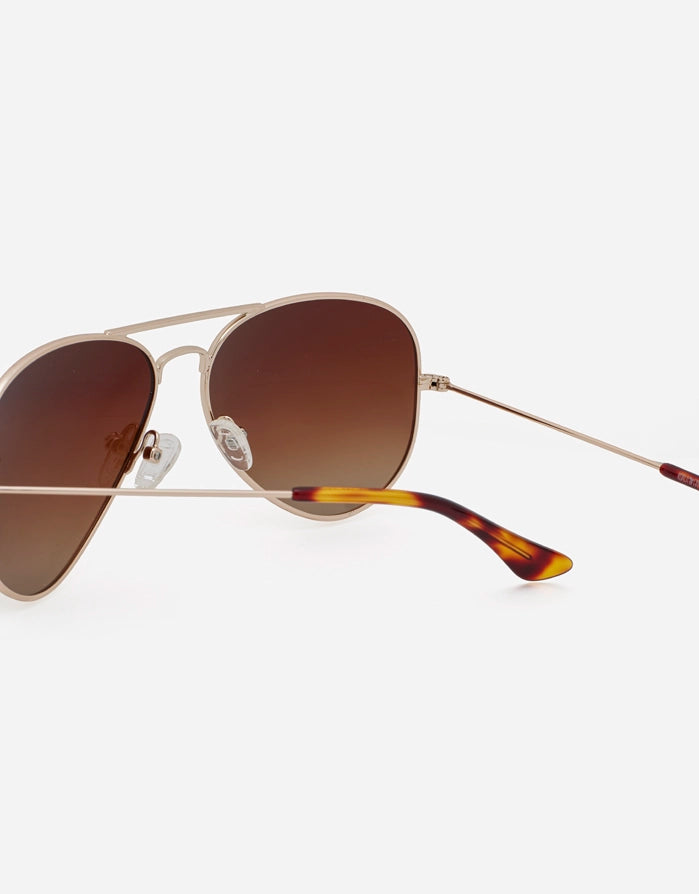 koala bay Gafas de Sol Metálica Dorada - Avi Tienda de fábrica